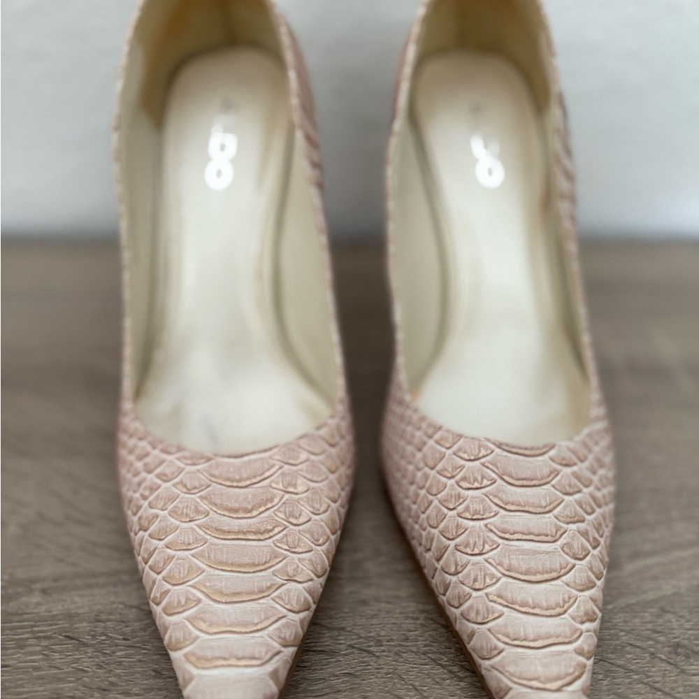 Aldo Blush Textured Women's Heels